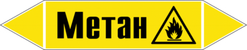 Маркировка трубопровода "метан" (пленка, 126х26 мм) - Маркировка трубопроводов - Маркировки трубопроводов "ГАЗ" - . Магазин Znakstend.ru